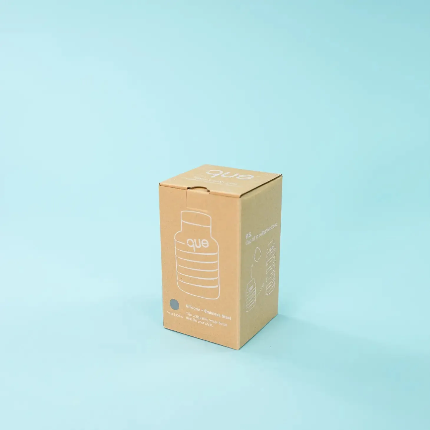 Que Collapsible Water Bottle (20 oz)