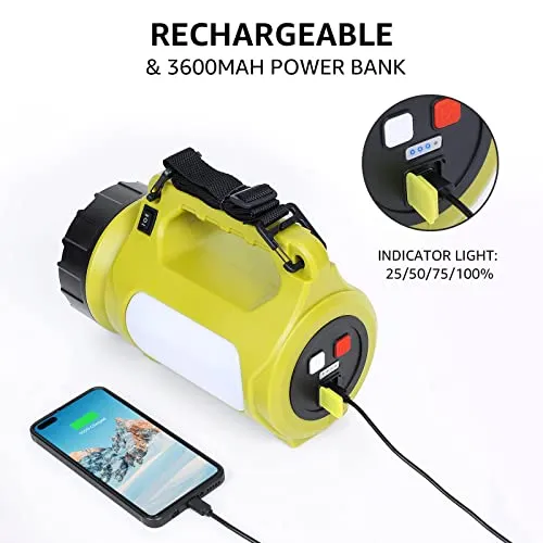 Rechargeable LED Lantern,Camping Essentials,1000LM, 5 Light Modes