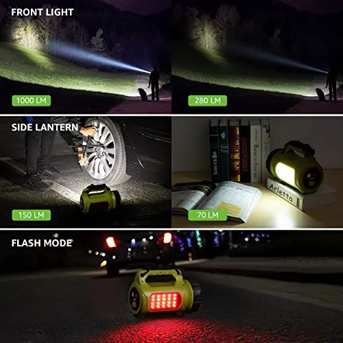 Rechargeable LED Lantern,Camping Essentials,1000LM, 5 Light Modes
