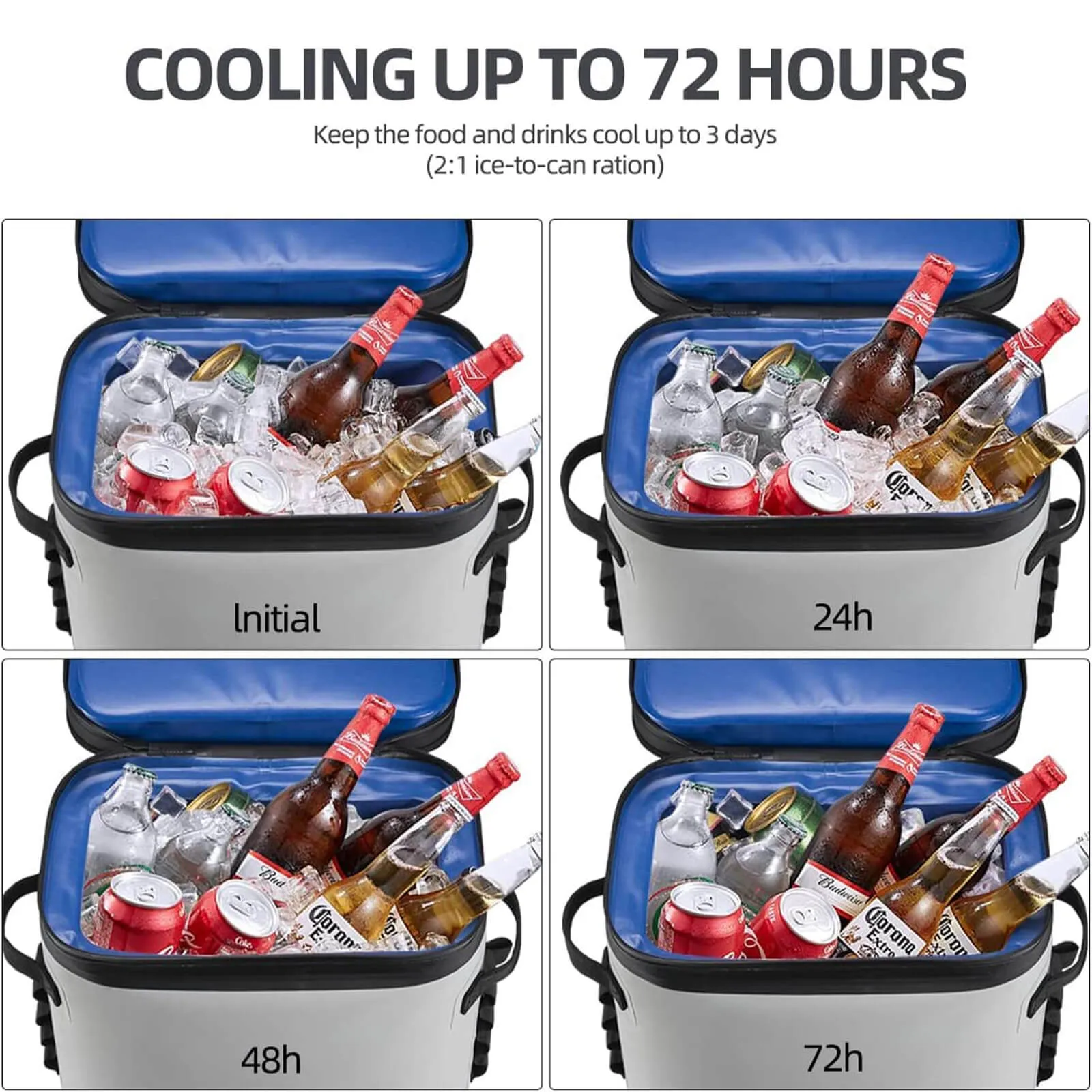 ROCKBROS Outdoor Cooler Bag Waterproof Backpack for Camping Fishing Picnic