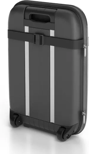Rollink Flex Aura Cabin Premium Fully Collapsible Suitcase - Silent, Coated Wheels for Smooth Gliding, Durable & Impact-Resistant design, Water Resistant Fabric on Each Side, Carry-On 21" 10.5 GL