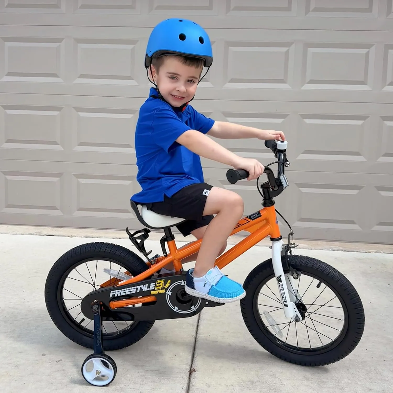 RoyalBaby Kids Bike EZ Freestyle Training Free Balance to Pedal Easy Learning Bicycle, 12-18 Inch for Toddlers to Big Kids