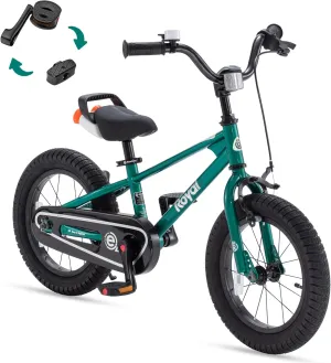 RoyalBaby Kids Bike EZ Freestyle Training Free Balance to Pedal Easy Learning Bicycle, 12-18 Inch for Toddlers to Big Kids