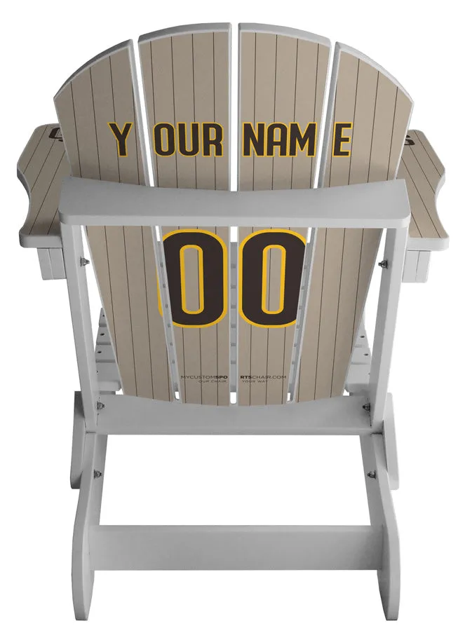 San Diego Padres Complete Custom with personalized name and number Jersey Chair