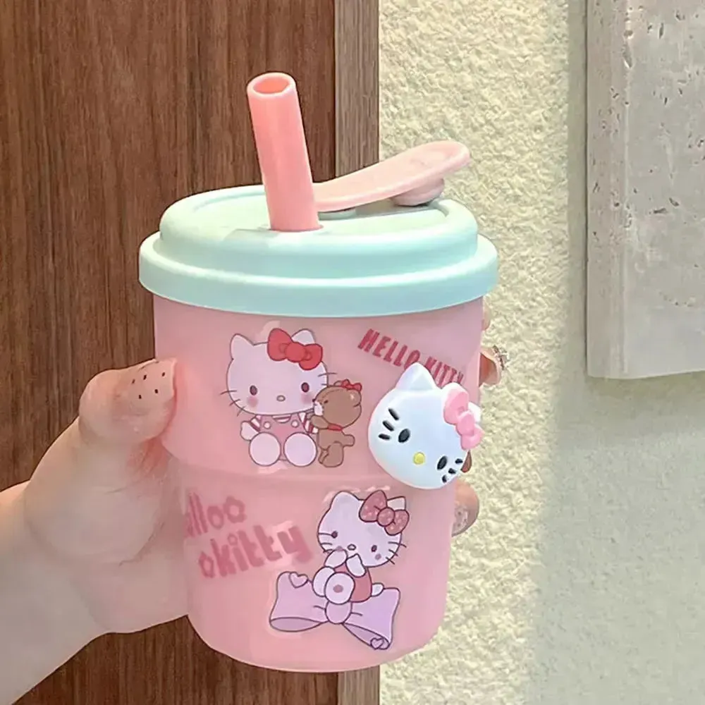 Sanrio DIY Kawaii Straw Cup (420 ml)