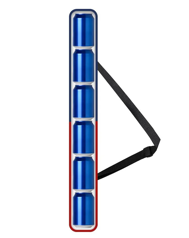 Seattle Seahawks Six-Can Insulated Tube Cooler