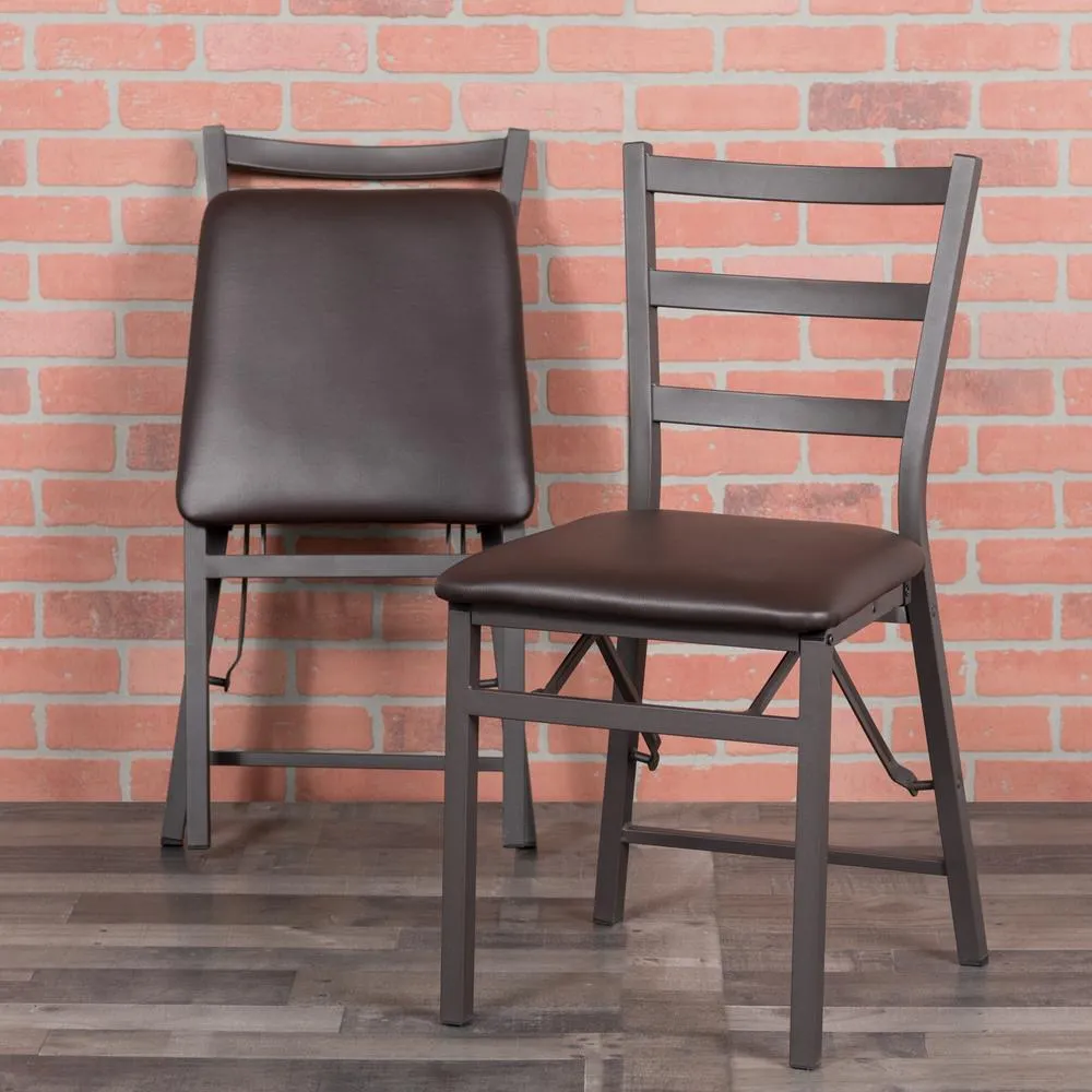 Set of 2 Metal Dining Chairs - Flash Furniture