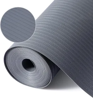 Shelf Liners Non Adhesive, Washable Cabinet Liners for Shelves, Non Slip & Oil-Proof Drawer Liners for Kitchen Cabinets, Cupboard, Pantry, Gray 12" X 20'
