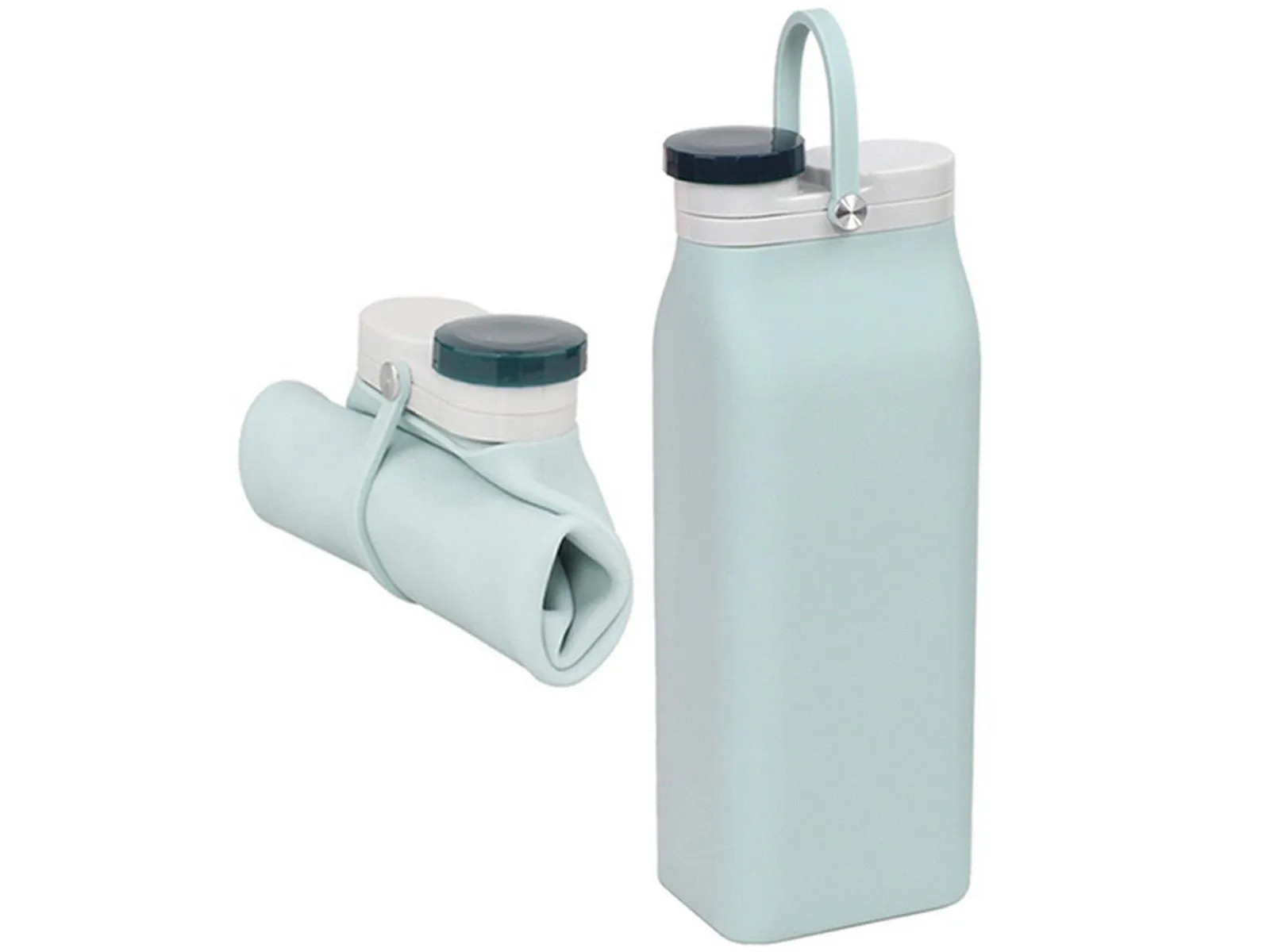 Silicone Green Leakproof Collapsible Water 600ml Superior-grade Reusable Bottle Water Unbeatable price Bottle
