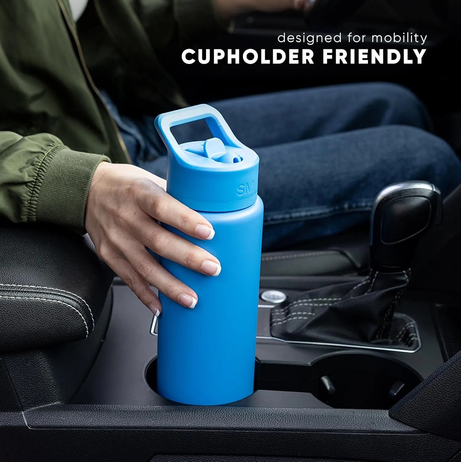 Simple Modern Water Bottle with Straw Lid | Vacuum Insulated Stainless Steel Metal Thermos | Reusable Leak Proof BPA-Free Flask for Sports Gym | Summit Collection | 30oz, Cotton Candy Tie Dye