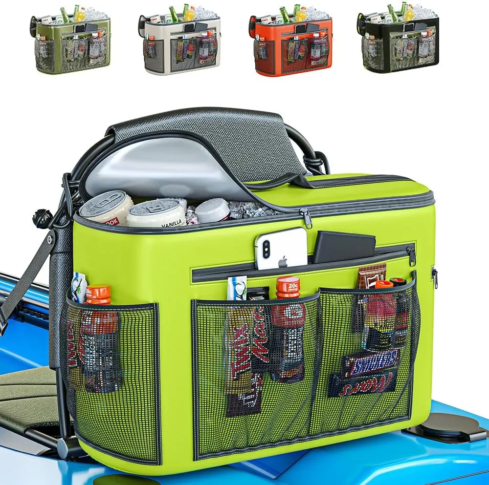 Skywin Kayak Cooler Behind Seat, Waterproof Cooler for Kayaking, Compatible with Lawn Chair Style Seats, Stores Drinks and Keeps Them Cool All Day