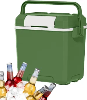 Small Ice Chest | 7-Liter Capacity Leakproof Insulated Cooler | Versatile Rugged Organizer for Camping Travel Beach Picnic Barbecue Parties