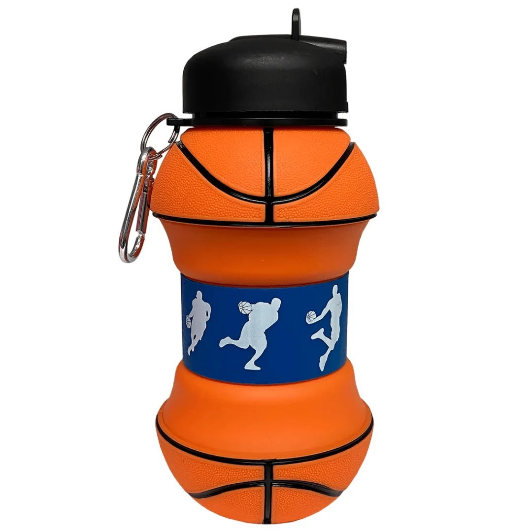 sports silicone collapsible water bottle