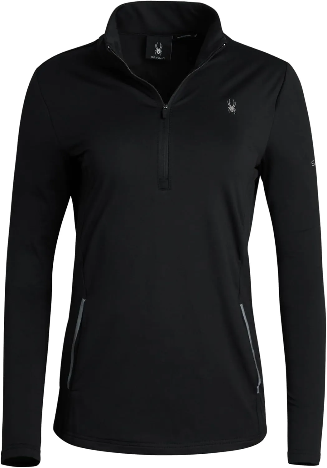 Spyder Womens Quarter Zip Pullover - Lightweight UPF50  1/4 Zip Mock Neck Sweatshirt - Hiking Running Workout Tops for Women