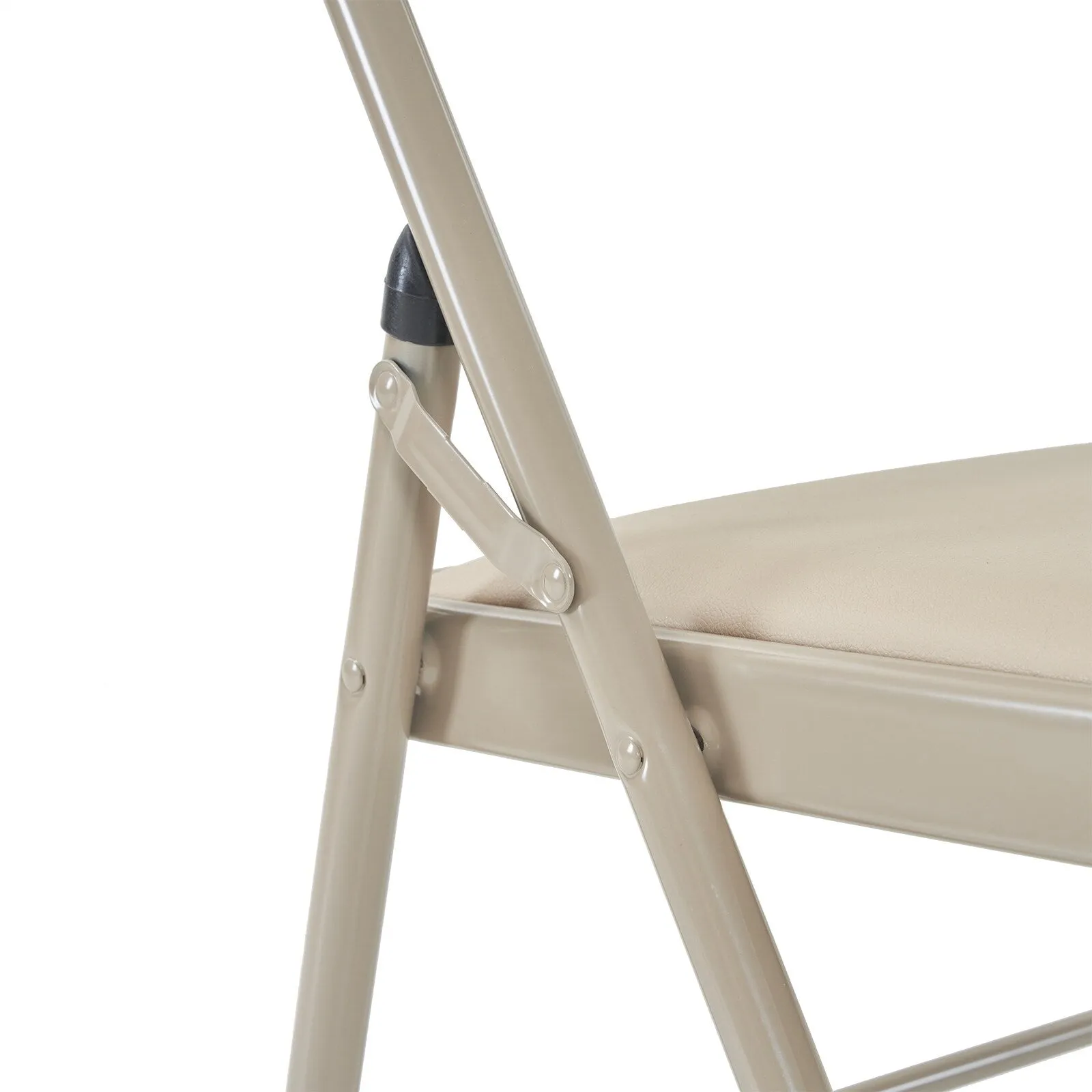 Stackable Folding Chairs Set of 6 for Office Party or Conference Use - 15.7" L x 17.7" W x 30.3" H
