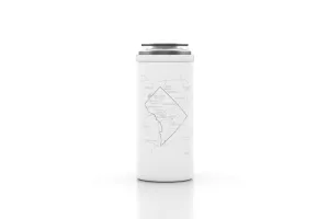 State Map Insulated 12 oz Slim Can Cooler