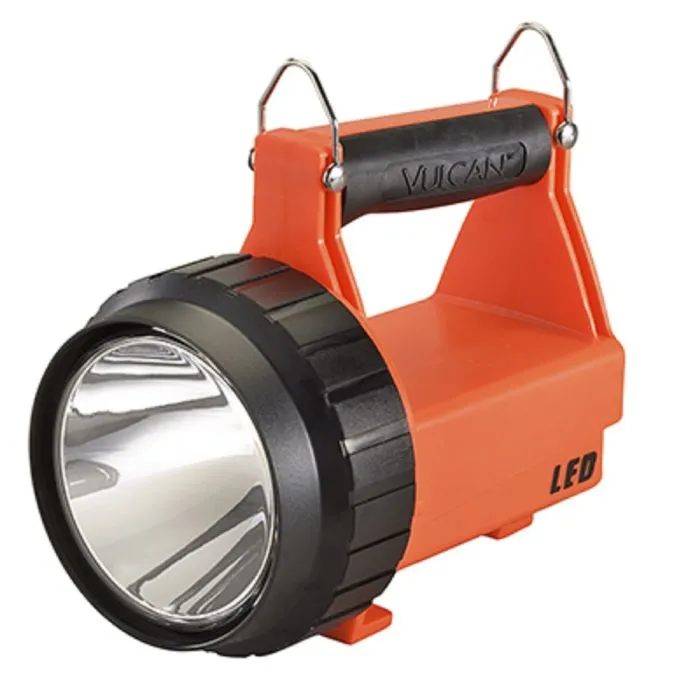 Streamlight Fire Vulcan LED 44454 Rechargeable Firefighting Lantern, Without Charger, Orange, 1 Each