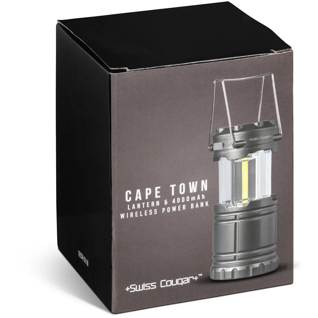 Swiss Cougar Lantern & Wireless Charging Power Bank