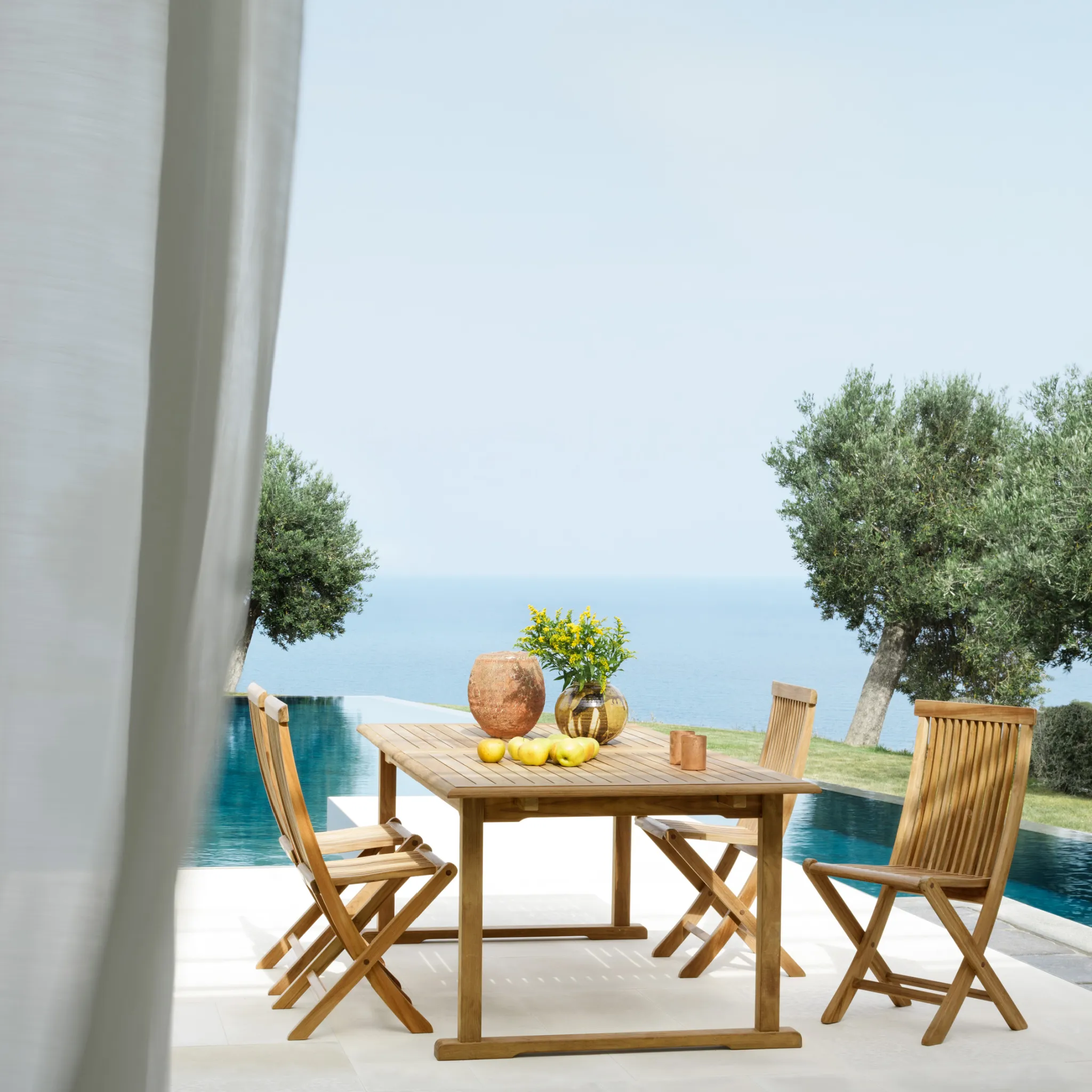 Teak Folding Outdoor Chair | Unopiu William