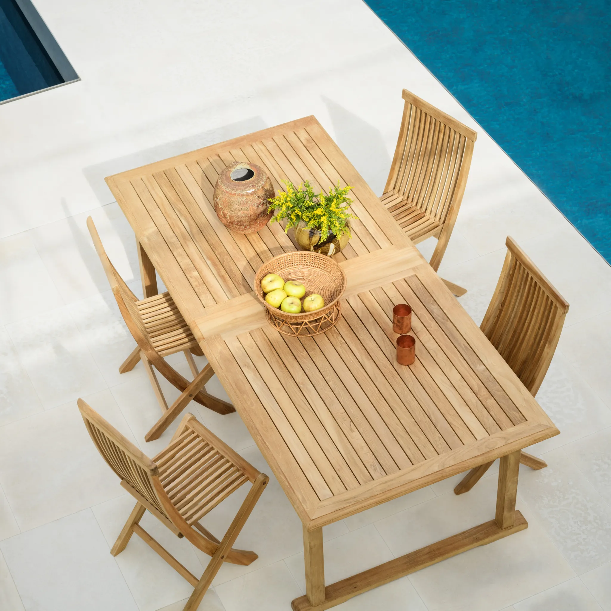 Teak Folding Outdoor Chair | Unopiu William