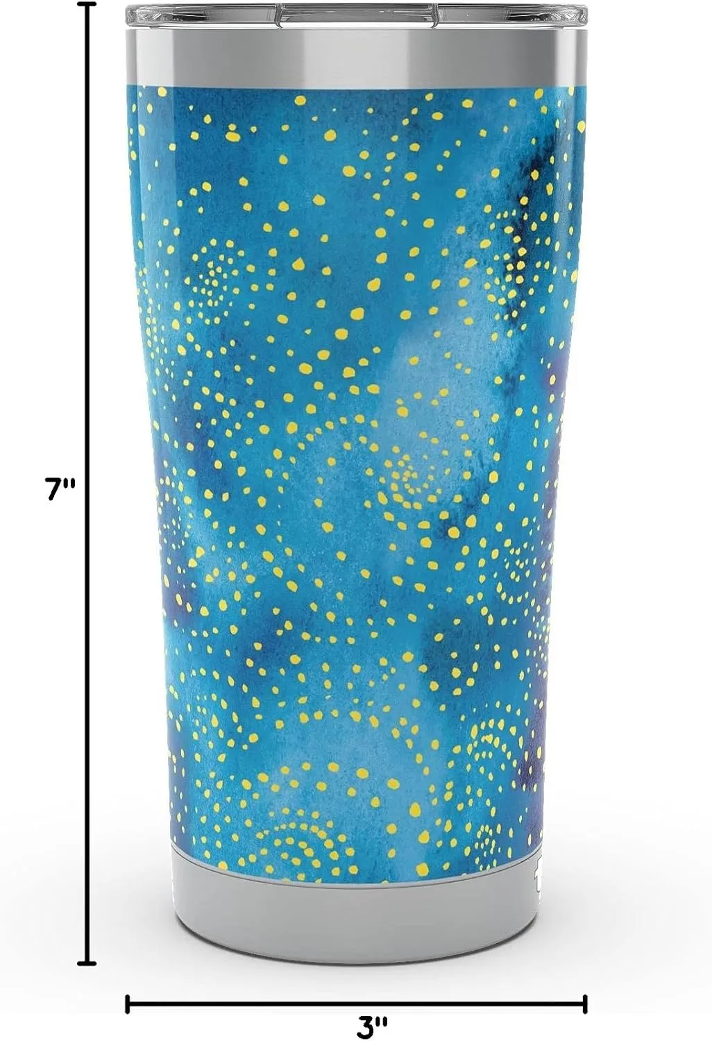 Tervis Yao Cheng - Celestial Triple Walled Insulated Tumbler Travel Cup Keeps Drinks Cold & Hot, 20oz, Stainless Steel