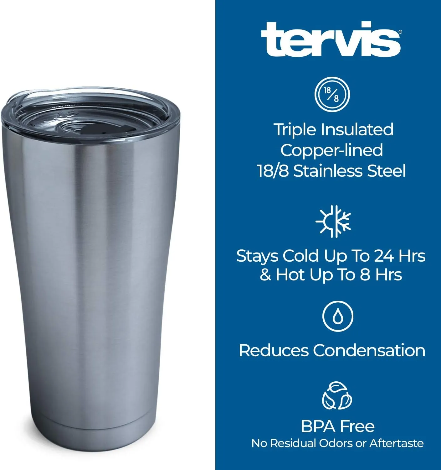 Tervis Yao Cheng - Celestial Triple Walled Insulated Tumbler Travel Cup Keeps Drinks Cold & Hot, 20oz, Stainless Steel