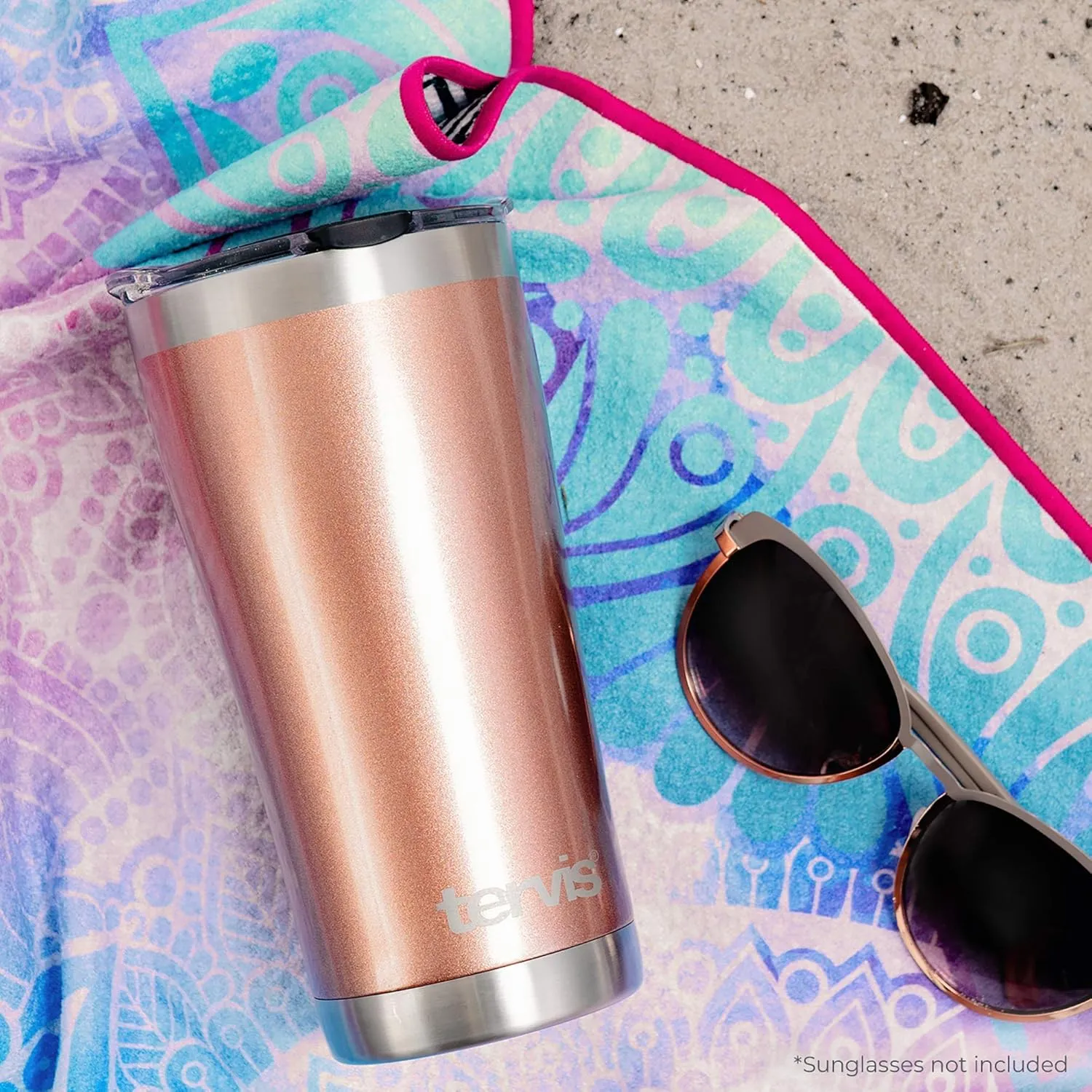 Tervis Yao Cheng - Celestial Triple Walled Insulated Tumbler Travel Cup Keeps Drinks Cold & Hot, 20oz, Stainless Steel