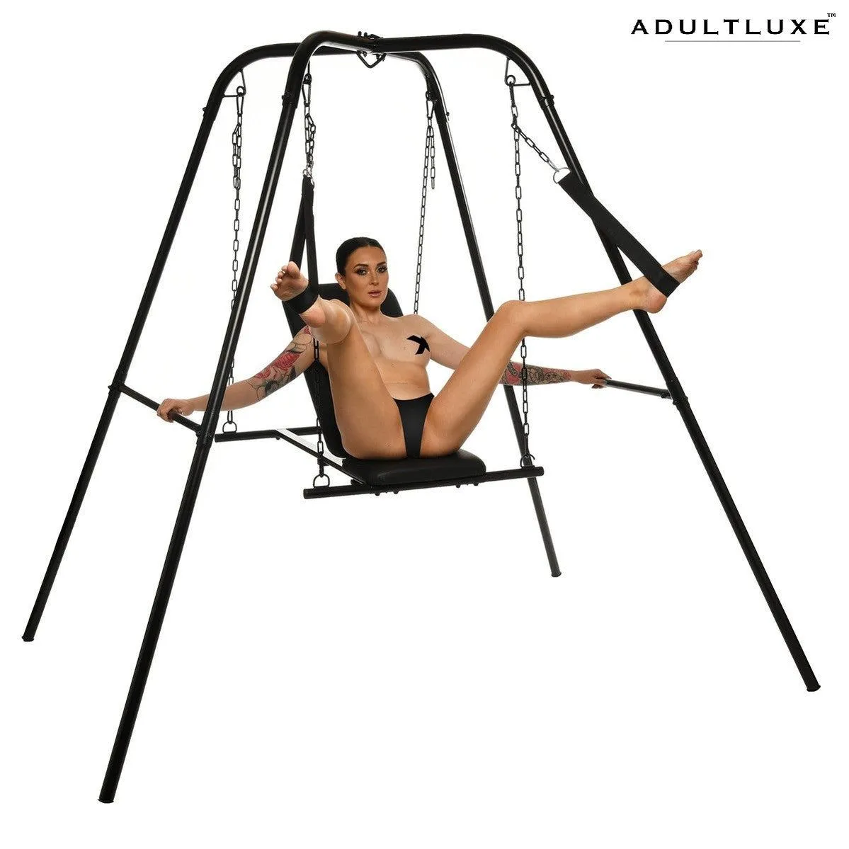 Throne Adjustable Sex Swing With Stand