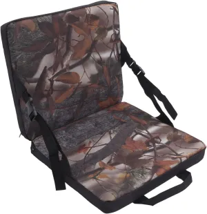 Topyond Hunting Seat Cushion, Folding Seat Cushion Pad, Outdoor Camouflage Seat Cushion with Storage Pockets, Suitable for Concerts, Stadiums, Camping, Fishing