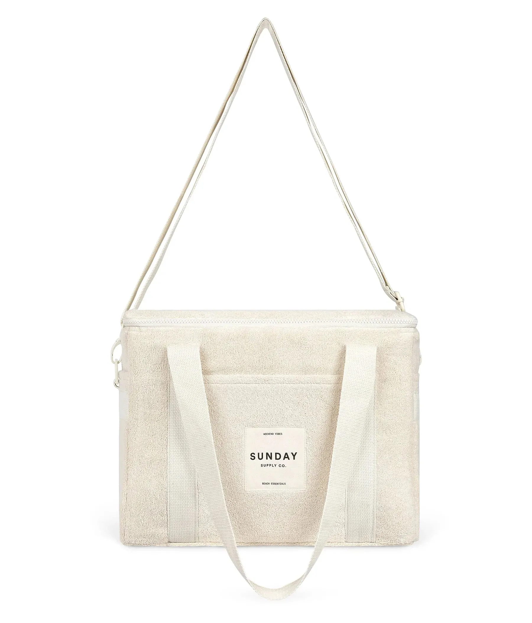 TOWELLING COOLER BAG - DUNES