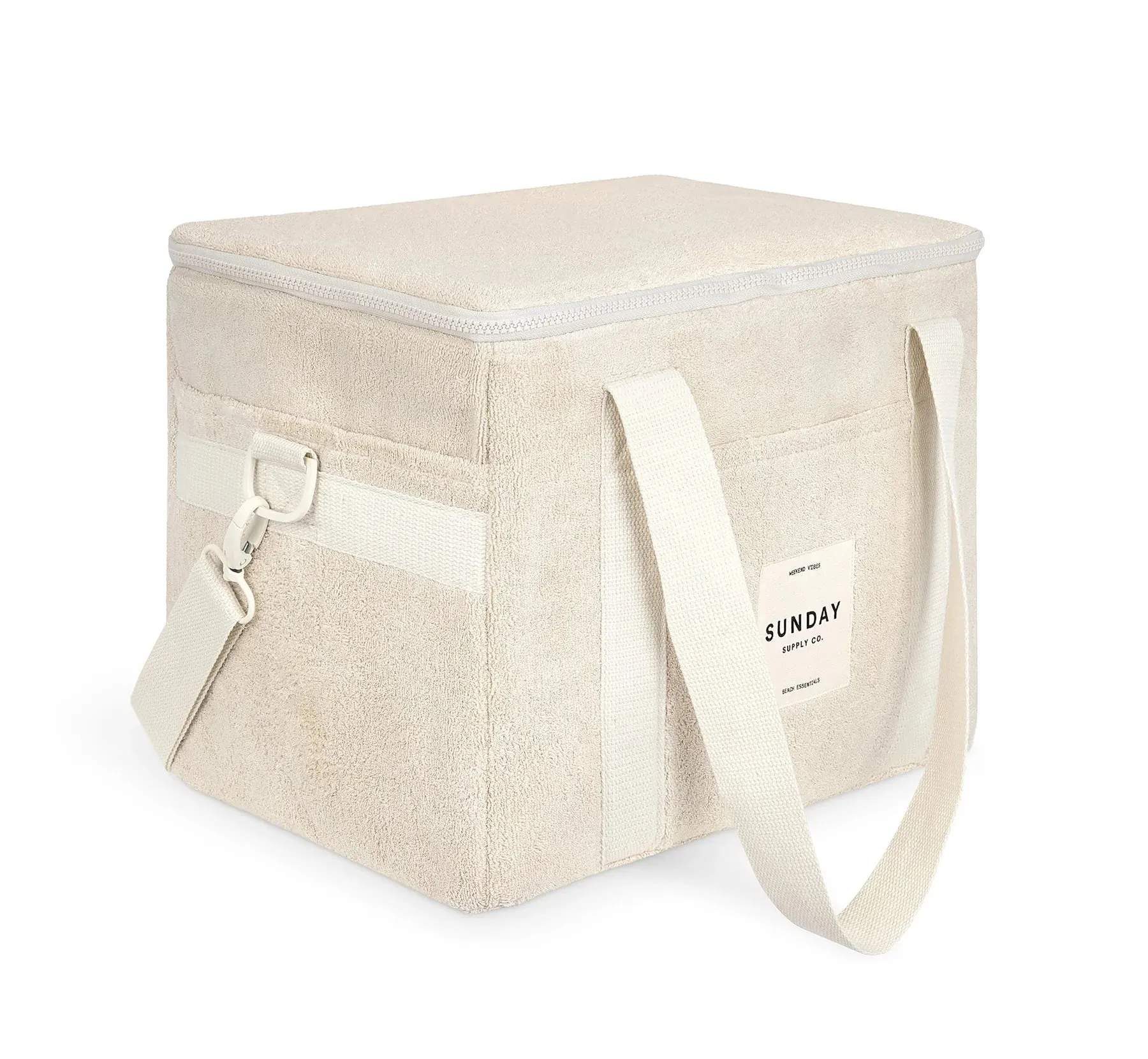 TOWELLING COOLER BAG - DUNES