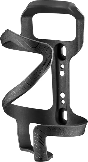 Trail Bottle CAGE_Minimalism TOPO SP- Jet Black, Side-Pull Type, Includes Corrosion-Free Stainless Steel Bolts and Embedded Magnets for Holding Spare Chain Master Links.
