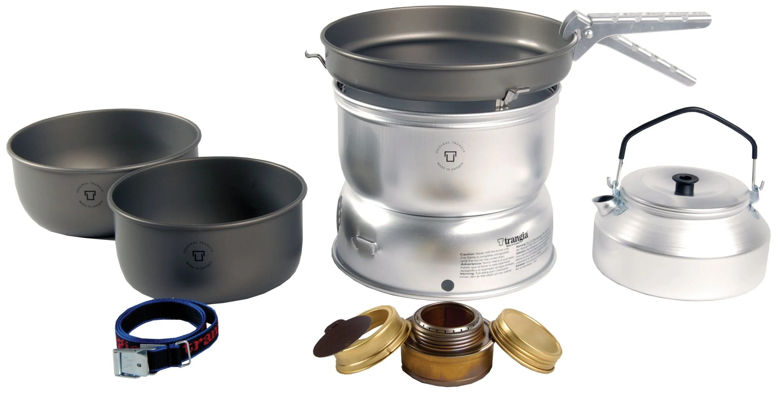 Trangia Trangia 25-8 Stove Hard Anodised pans with Kettle