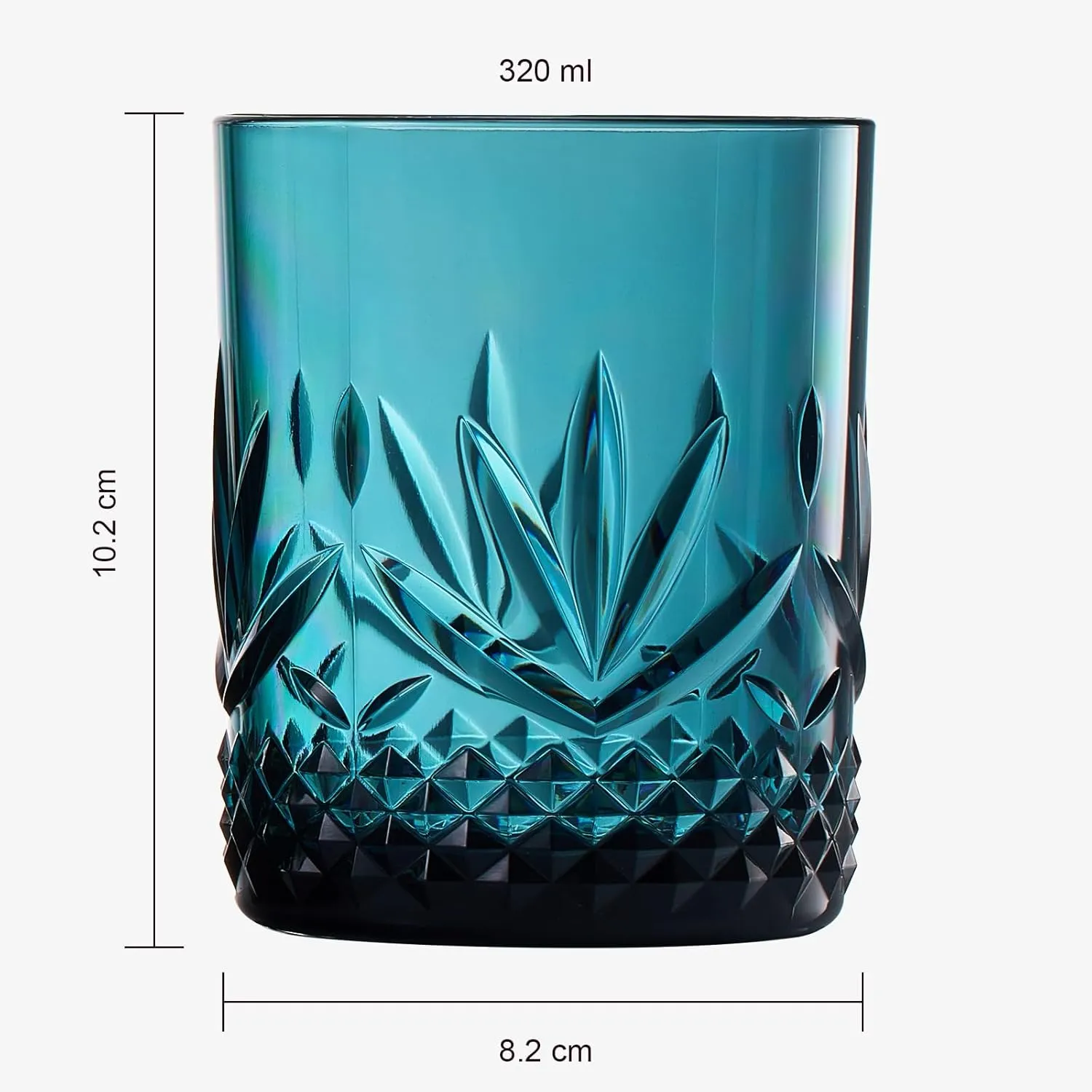 Unbreakable Tritan Plastic Cocktail, Whiskey, Water & Wine Tumbler Glasses | 4 Set | Reusable Old Fashioned Rocks, Acrylic Pastel Colors Glass Lookalike, Dishwasher-Safe, Shatterproof BPA-free 11oz