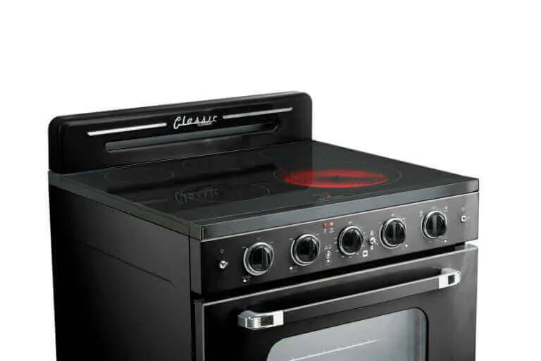 Unique 30" Classic Retro Electric Range With Convection Oven (SmoothTop)