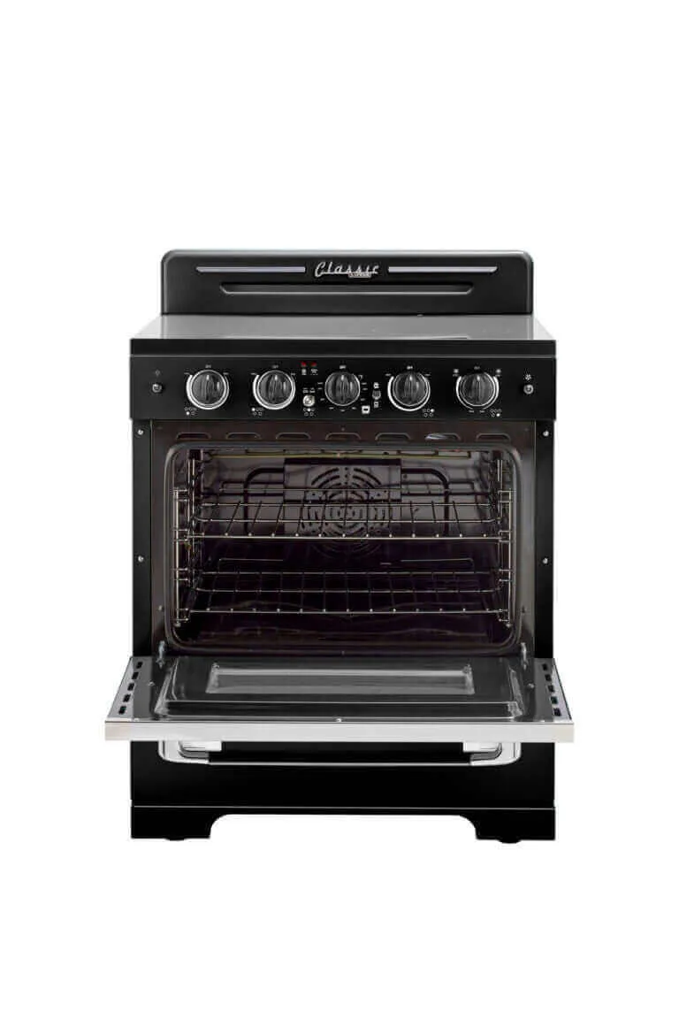 Unique 30" Classic Retro Electric Range With Convection Oven (SmoothTop)