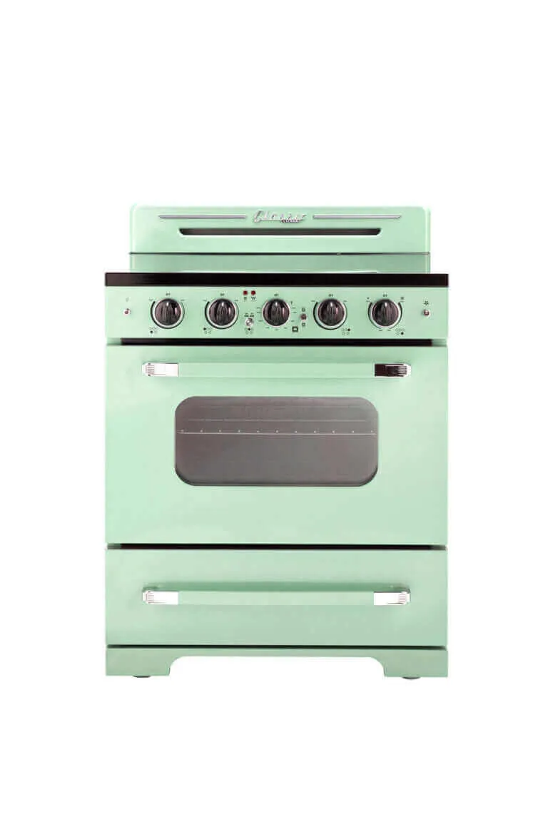 Unique 30" Classic Retro Electric Range With Convection Oven (SmoothTop)