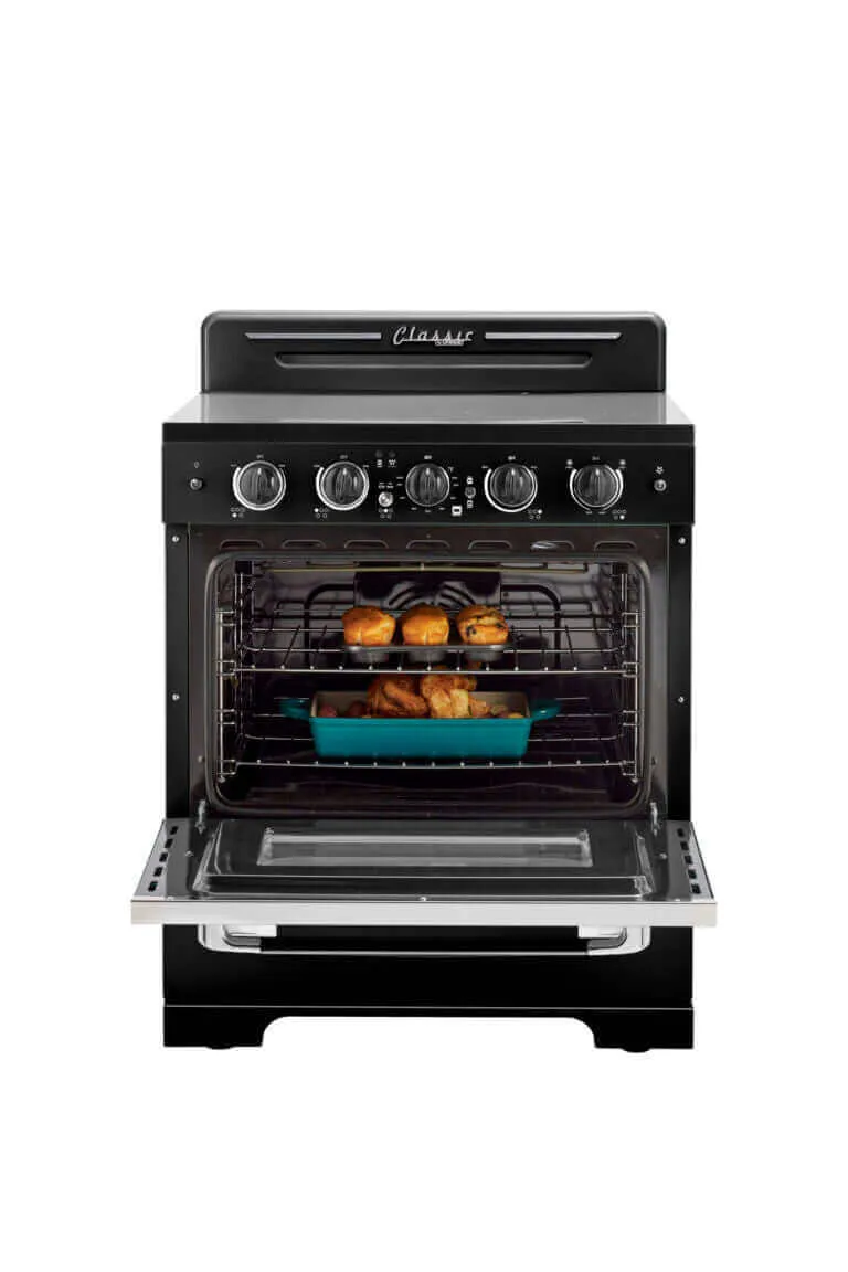 Unique 30" Classic Retro Electric Range With Convection Oven (SmoothTop)