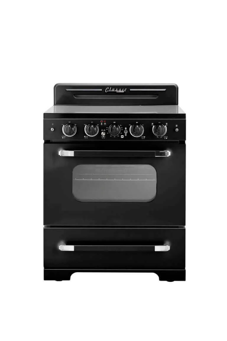 Unique 30" Classic Retro Electric Range With Convection Oven (SmoothTop)