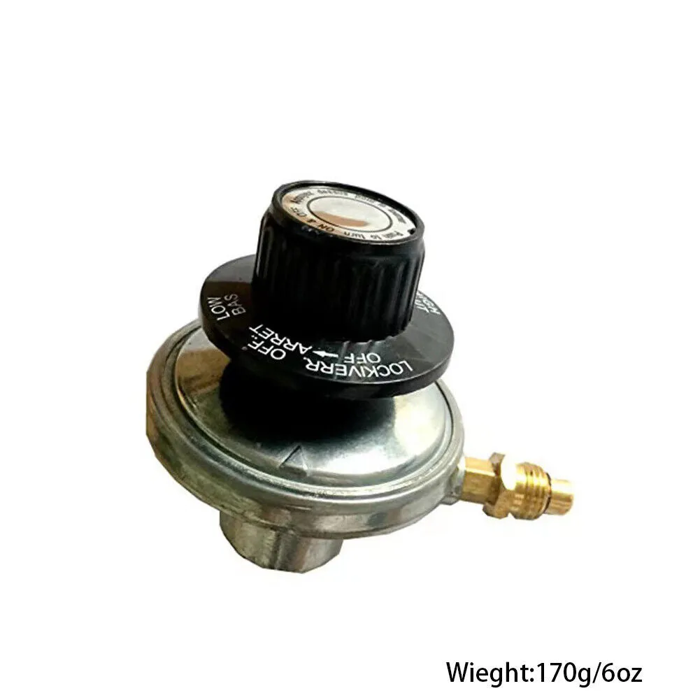 US 1-2Pc 1LB Adjustable Regulator Control Valve Knob Propane Gas BBQ Grill Flame