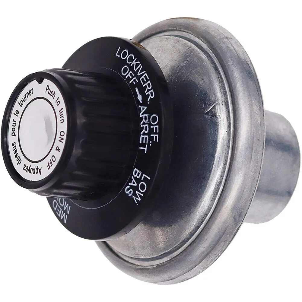 US 1-2Pc 1LB Adjustable Regulator Control Valve Knob Propane Gas BBQ Grill Flame