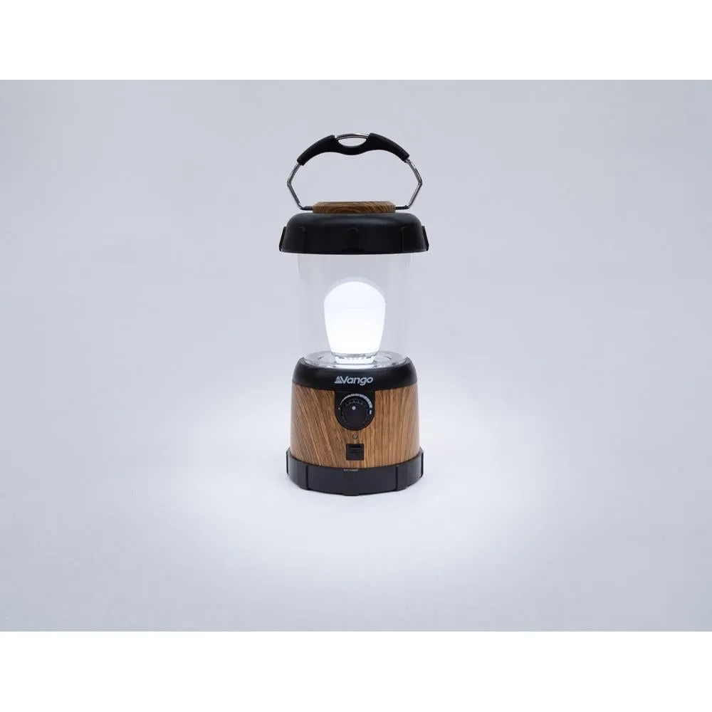 Vango Nova 200 Recharge USB Camping Lantern - Wood Effect