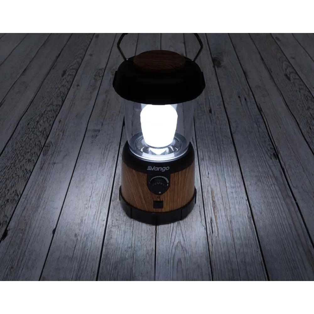 Vango Nova 200 Recharge USB Camping Lantern - Wood Effect