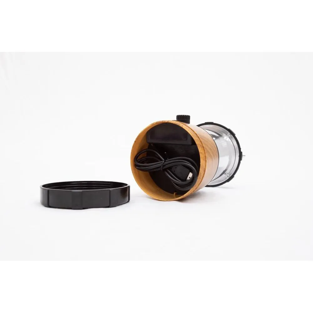 Vango Nova 200 Recharge USB Camping Lantern - Wood Effect