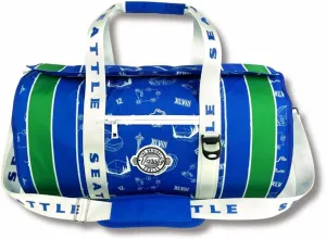Varsity Cooler Seattle Travel Party Duffel & Cooler – 30 Can Leakproof Insulated Tote Bag, Waterproof Soft compartment for Tailgating, Golf, Beach, Carry-On Luggage & Outdoor Sports