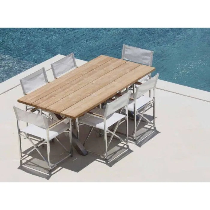 Venice White Folding Dining Chair