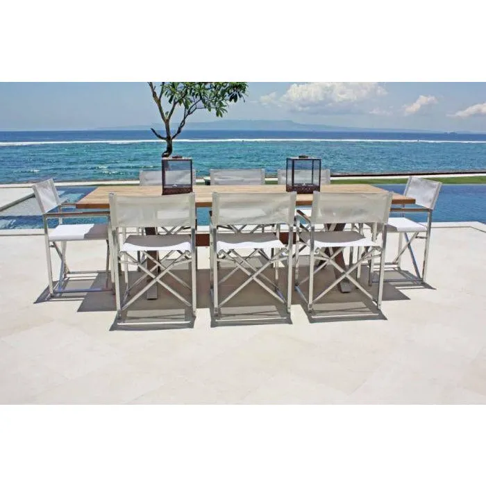 Venice White Folding Dining Chair