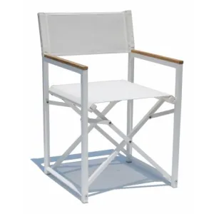 Venice White Folding Dining Chair