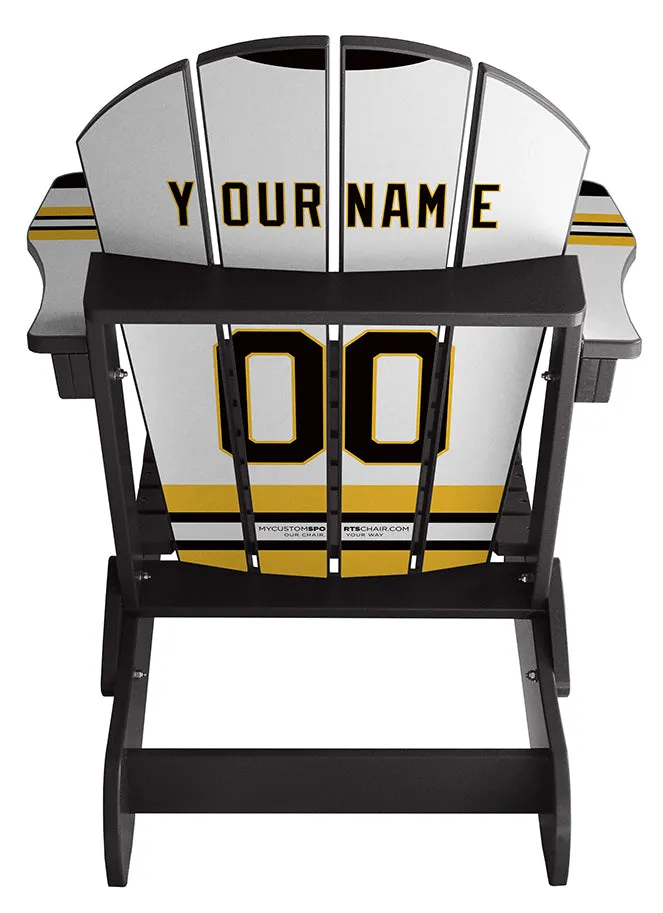 Vintage Boston Bruins™ Complete Custom with personalized name and number Jersey Chair Mini