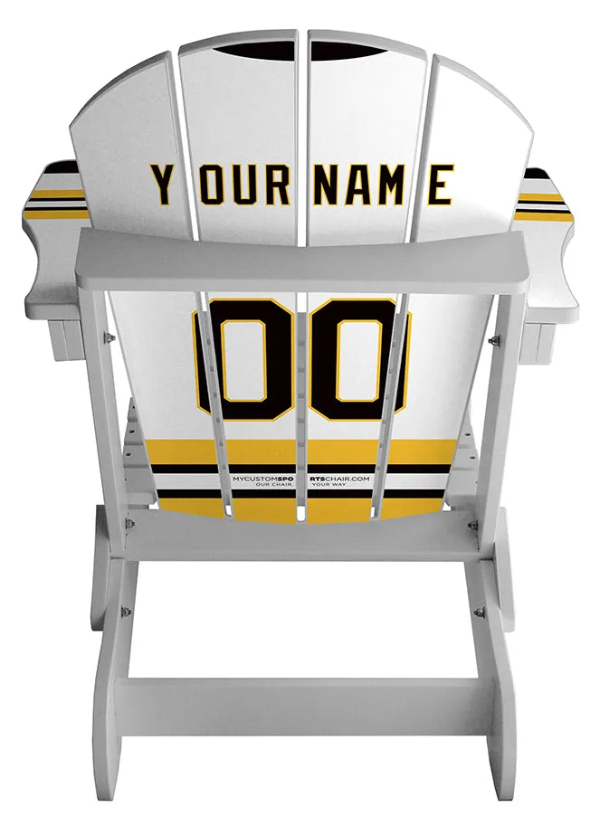 Vintage Boston Bruins™ Complete Custom with personalized name and number Jersey Chair Mini
